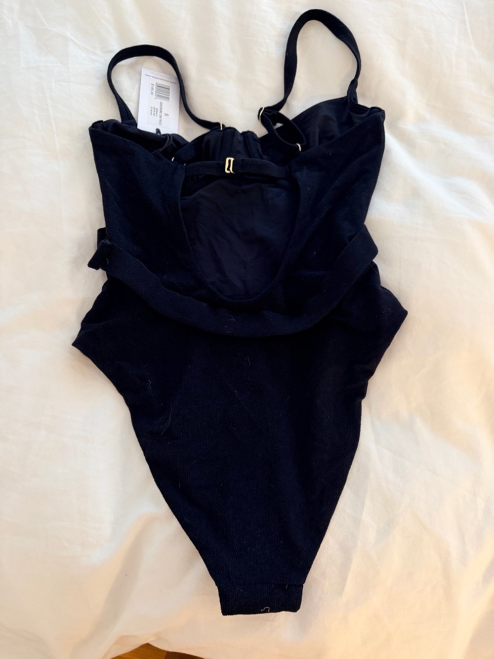 WeWoreWhat Black Underwire One-Piece - Picture 2 of 4